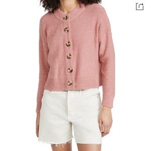 Madewell Marled Rose Cardigan (S)